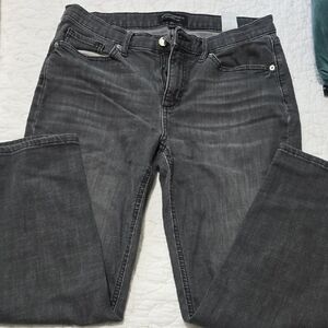 Banana Republic Charcoal Straight Leg Jeans